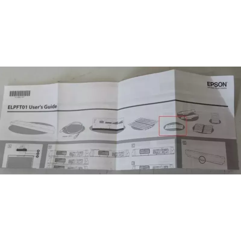Unidade de toque Epson ELPFT01 PADS EM FALTA V12H007A24SO