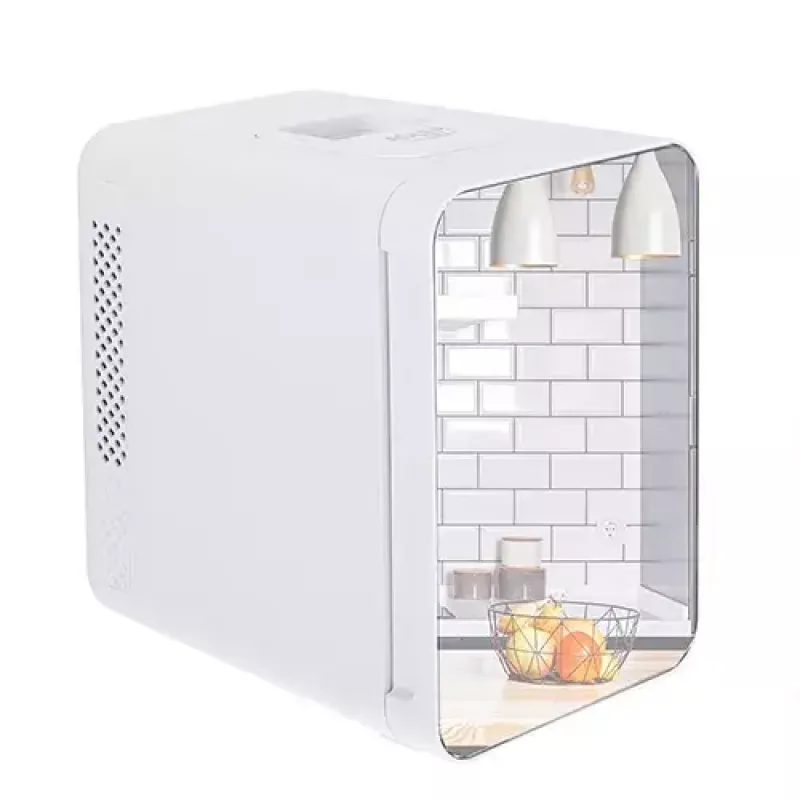 Mini-frigorífico independente Adler AD 8085, 4 L, abertura à direita, porta com espelho, 220–240 V/12 V