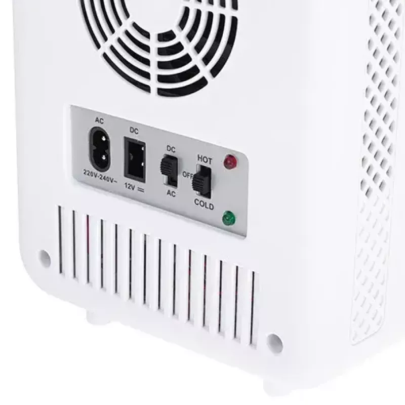 Mini-frigorífico independente Adler AD 8085, 4 L, abertura à direita, porta com espelho, 220–240 V/12 V