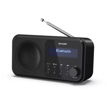 Rádio digital portátil Sharp DR-P420(BK) Tokyo, Portátil, Digital, DAB, DAB+, FM, Auto-Scan, Auto-Tuning, 2 W, AAC