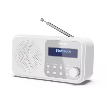 Rádio digital portátil Sharp DR-P420(WH) Tokyo, Portátil, Digital, DAB, DAB+, FM, Auto-Scan, Auto-Tuning, 2 W, AAC