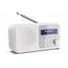 Rádio digital portátil Sharp DR-P420(WH) Tokyo, Portátil, Digital, DAB, DAB+, FM, Auto-Scan, Auto-Tuning, 2 W, AAC