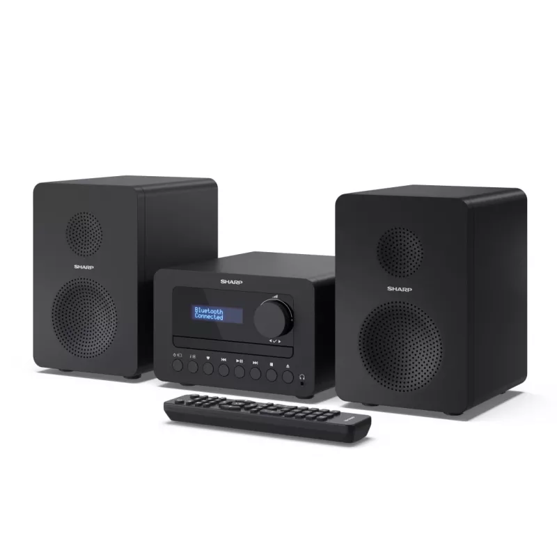 Micro sistema de áudio doméstico Sharp TOKYO DAB+ HI-FI 40 W Preto