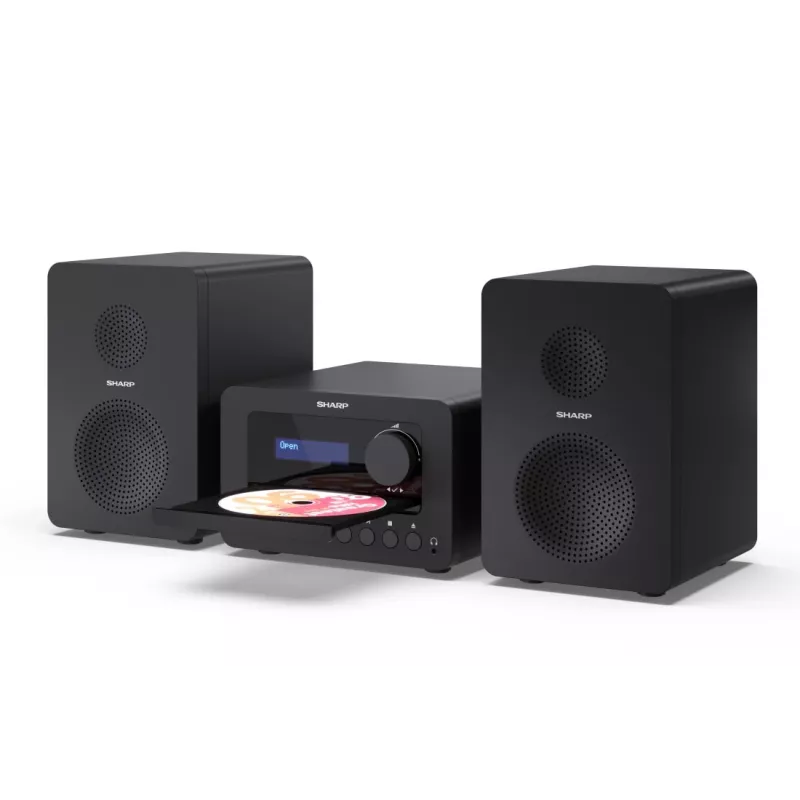 Micro sistema de áudio doméstico Sharp TOKYO DAB+ HI-FI 40 W Preto