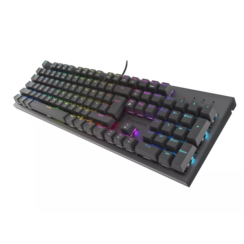 Teclado gaming GENESIS Thor 303 USB QWERTY US International preto