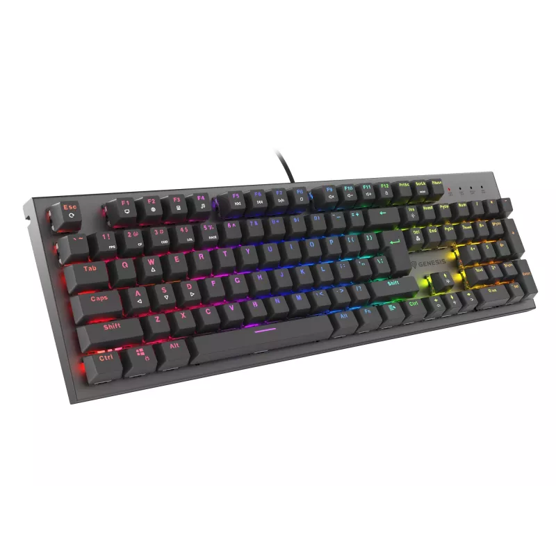 Teclado gaming GENESIS Thor 303 USB QWERTY US International preto
