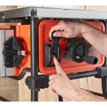 Serra circular de bancada Black & Decker BES720-QS — 1800 W, lâmina de 25,4 cm, profundidade de corte 8,5 cm, autónoma, extensão de mesa