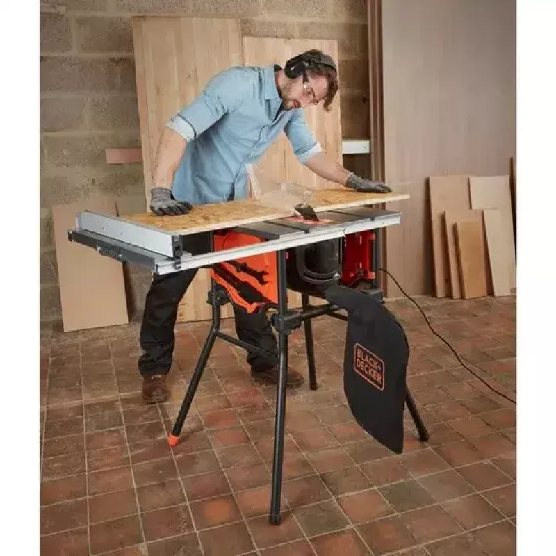 Black & Decker BES720-QS serra de bancada, 1800 W, lâmina de 254 mm, 4800 rpm