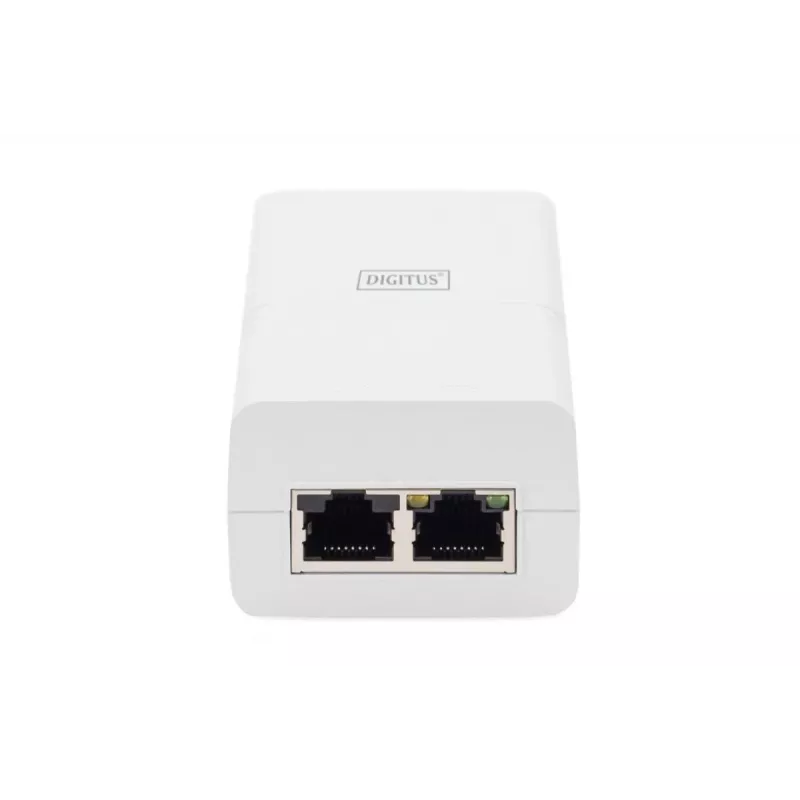 Injetor PoE+ Gigabit Ethernet DIGITUS 802.3at, 30 W, caixa compacta, branco