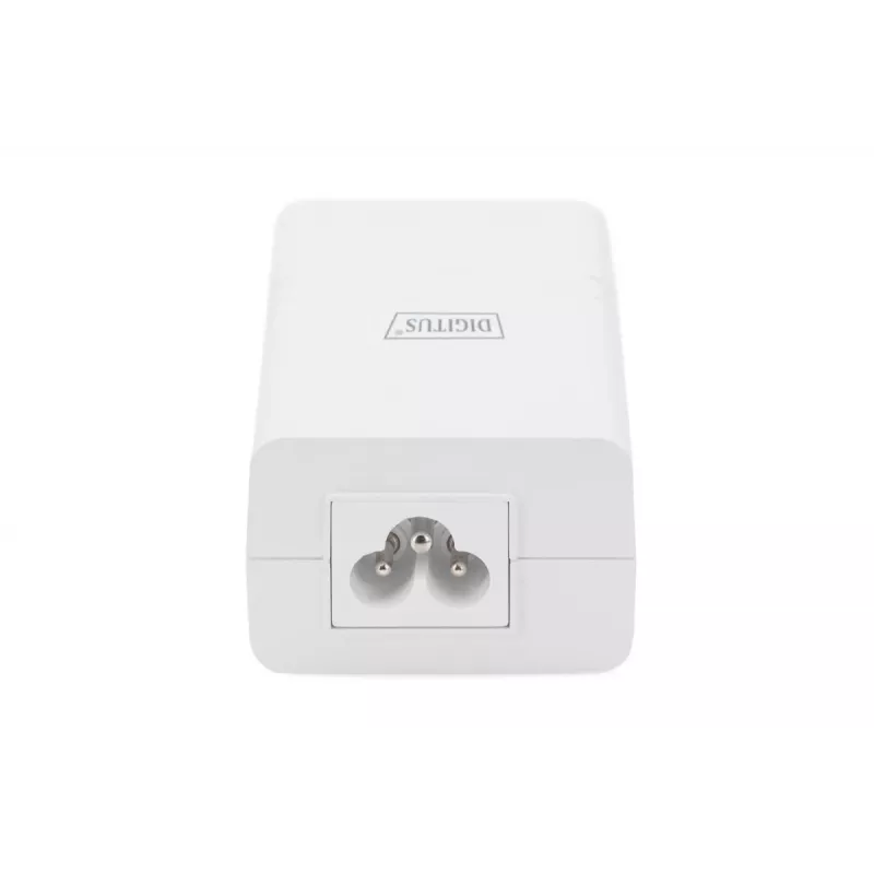 Injetor PoE+ Gigabit Ethernet DIGITUS 802.3at, 30 W, caixa compacta, branco