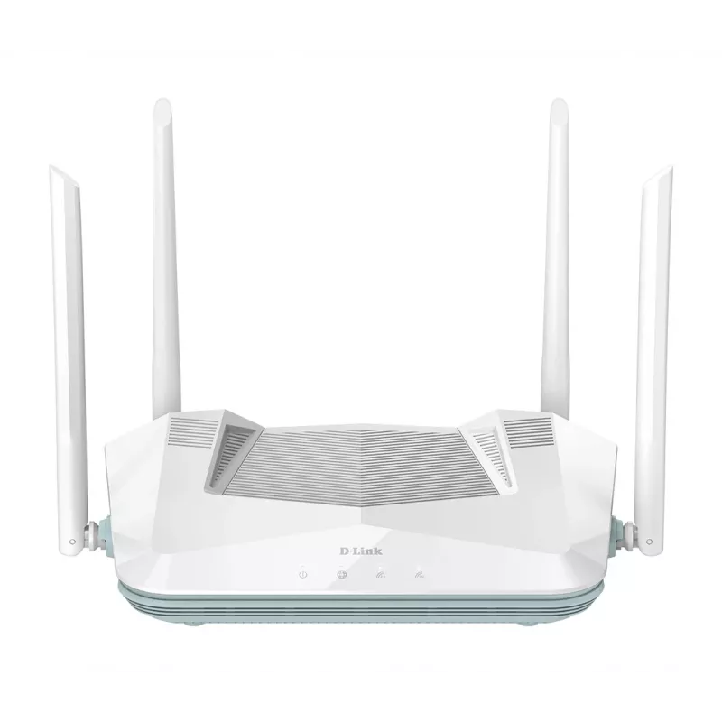 Router inteligente D-Link EAGLE PRO AI AX3200, Wi-Fi 6 (802.11ax), dual-band (2,4 GHz / 5 GHz), Ethernet LAN, branco, router de secretária/parede