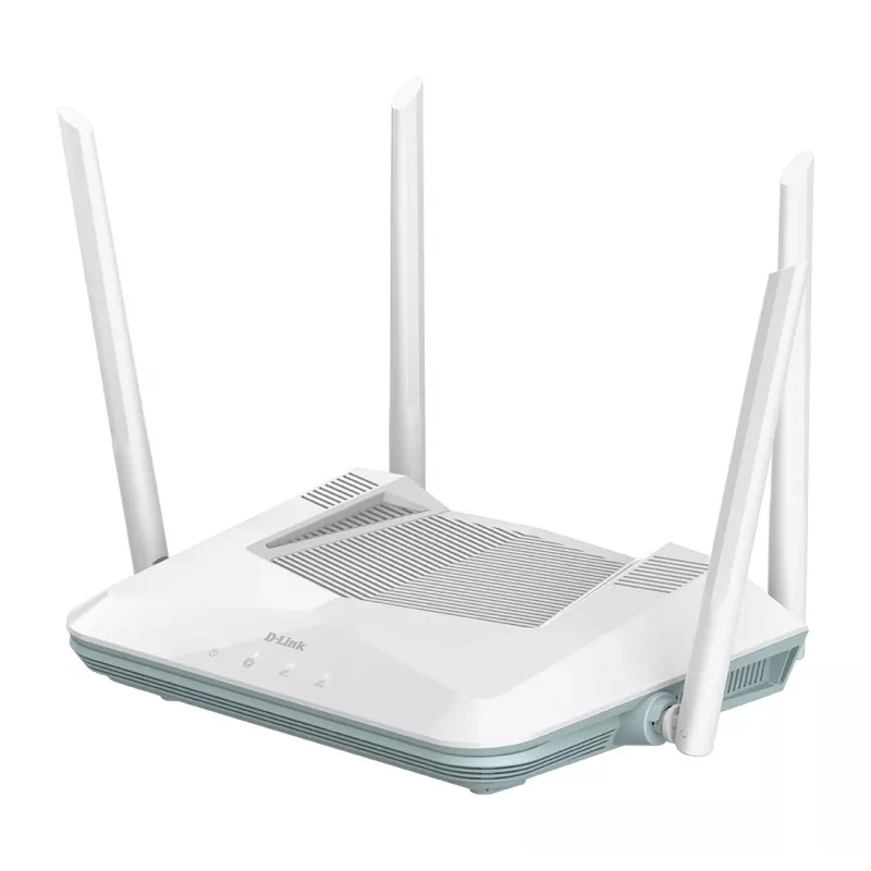 Router inteligente D-Link EAGLE PRO AI AX3200, Wi-Fi 6 (802.11ax), dual-band (2,4 GHz / 5 GHz), Ethernet LAN, branco, router de secretária/parede
