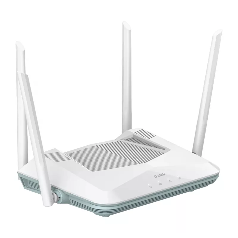 Router inteligente D-Link EAGLE PRO AI AX3200, Wi-Fi 6 (802.11ax), dual-band (2,4 GHz / 5 GHz), Ethernet LAN, branco, router de secretária/parede