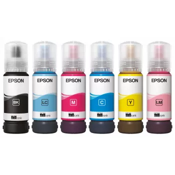 Frasco de tinta Epson 108 EcoTank amarelo — tinta amarela original para…