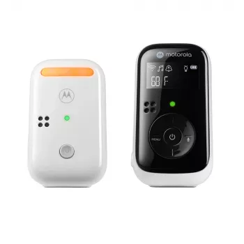 Motorola | Intercomunicador de áudio para bebé | PIP11 | Ecrã LCD retroiluminado; Ecrã LCD retroiluminado; Luz de presença; Monitorização da temperatura ambiente; Temperatura ajustável em C° e F°