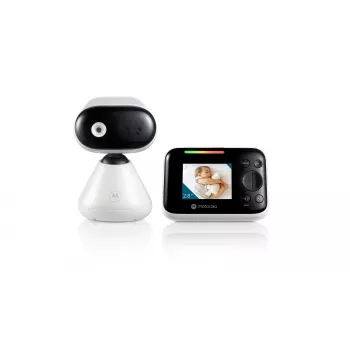 Intercomunicador de vídeo para bebé Motorola PIP1200 300 m FHSS preto, branco