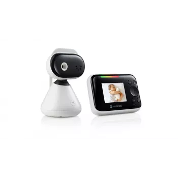 Intercomunicador de vídeo para bebé Motorola PIP1200 300 m FHSS preto, branco