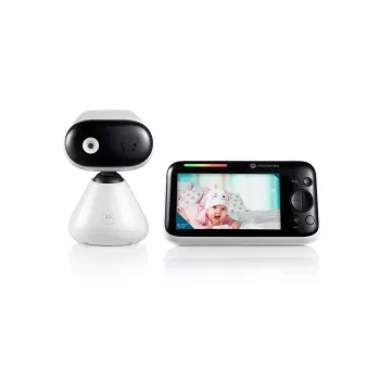Intercomunicador de vídeo para bebé Motorola PIP1500 com ecrã de 5 polegadas, 480×272, 2,4 GHz FHSS, alcance 300 m, bateria 2800 mAh