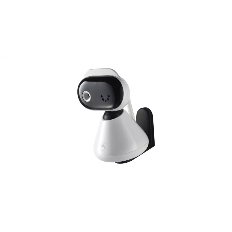 Motorola PIP1500 babyphone com vídeo, ecrã a cores de 5 polegadas, 480 x 272, FHSS, alcance de 300 m, comunicação bidirecional, visão noturna por infravermelhos, monitorização da temperatura ambiente, branco/preto