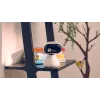 Motorola PIP1500 babyphone com vídeo, ecrã a cores de 5 polegadas, 480 x 272, FHSS, alcance de 300 m, comunicação bidirecional, visão noturna por infravermelhos, monitorização da temperatura ambiente, branco/preto
