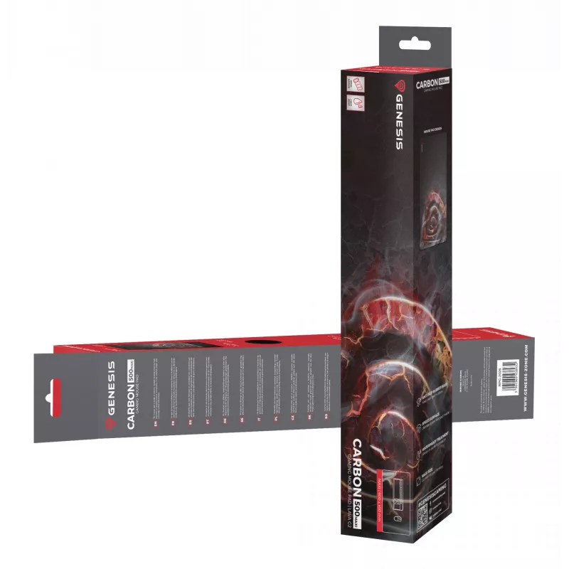 Tapete de rato gaming GENESIS Carbon 500 Maxi Lava G2 multicolor