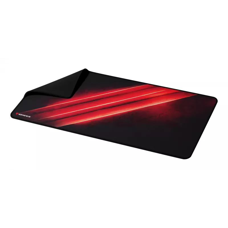Tapete de rato gaming GENESIS Carbon 500 Maxi Flash G2 preto, vermelho