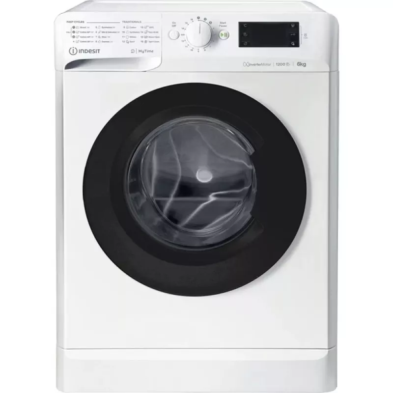 Máquina de lavar roupa Indesit MTWSE 61294 WK EE carga frontal 6 kg 1151 rpm branco