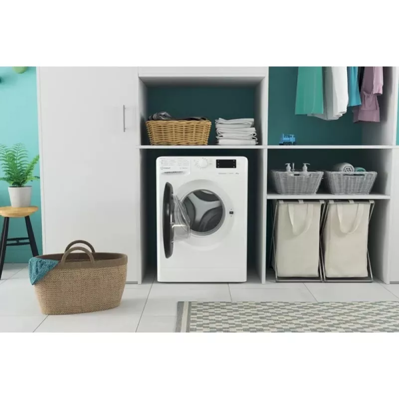 Máquina de lavar roupa Indesit MTWSE 61294 WK EE carga frontal 6 kg 1151 rpm branco