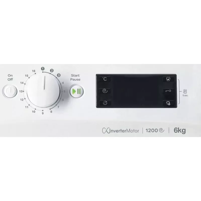 Máquina de lavar roupa Indesit MTWSE 61294 WK EE carga frontal 6 kg 1151 rpm branco
