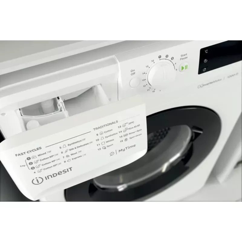 Máquina de lavar roupa Indesit MTWSE 61294 WK EE carga frontal 6 kg 1151 rpm branco