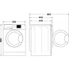 Máquina de lavar roupa Indesit MTWSE 61294 WK EE carga frontal 6 kg 1151 rpm branco
