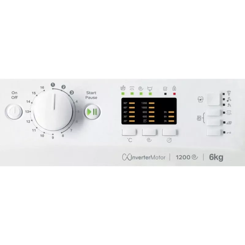 Máquina de lavar roupa Indesit MTWSA 61294 WK EE de carga frontal 6 kg 1151 rpm Branco