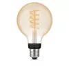 Lâmpada inteligente Philips G93 Globe E27 — LED 7 W, Bluetooth e Zigbee, 95×150 mm