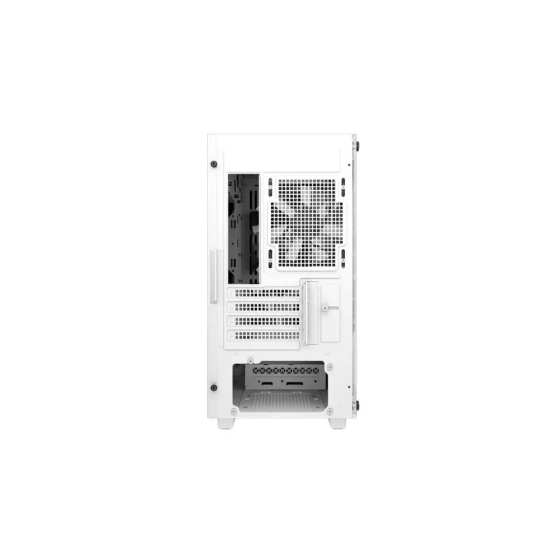 Caixa para PC DeepCool CC360 WH ARGB Mini Tower Branco — Micro-ATX/Mini-ITX, vidro temperado, 2x 3,5 polegadas + 3x 2,5 polegadas, 2x ventoinhas frontais de 120 mm