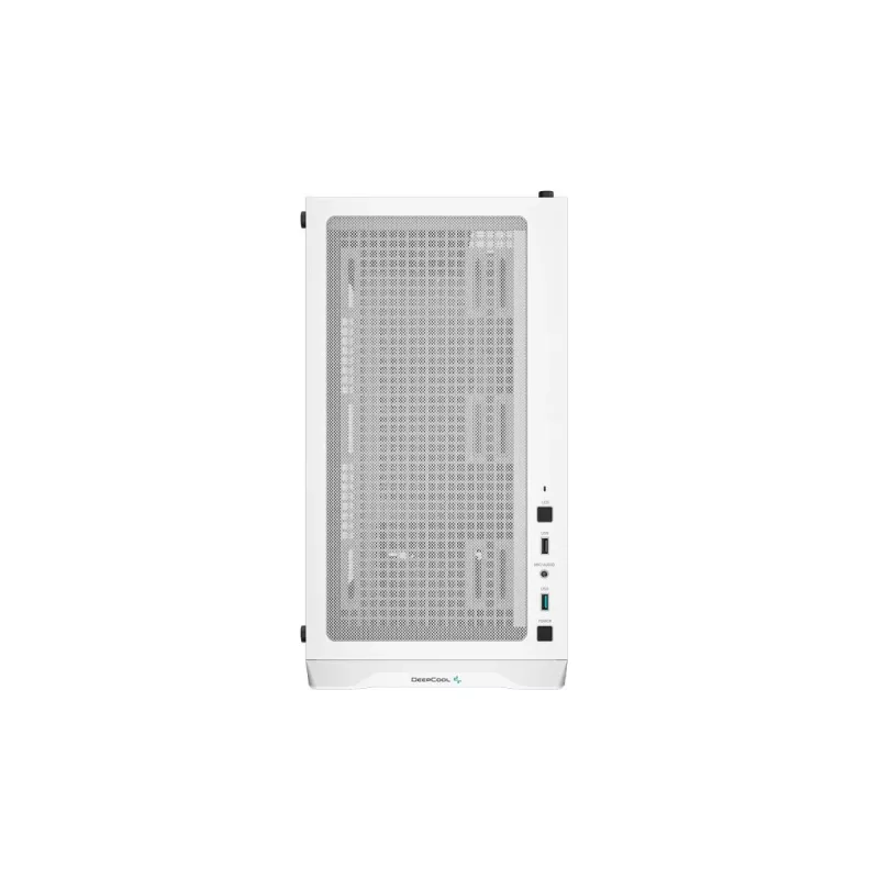 Caixa para PC DeepCool CC360 WH ARGB Mini Tower Branco — Micro-ATX/Mini-ITX, vidro temperado, 2x 3,5 polegadas + 3x 2,5 polegadas, 2x ventoinhas frontais de 120 mm