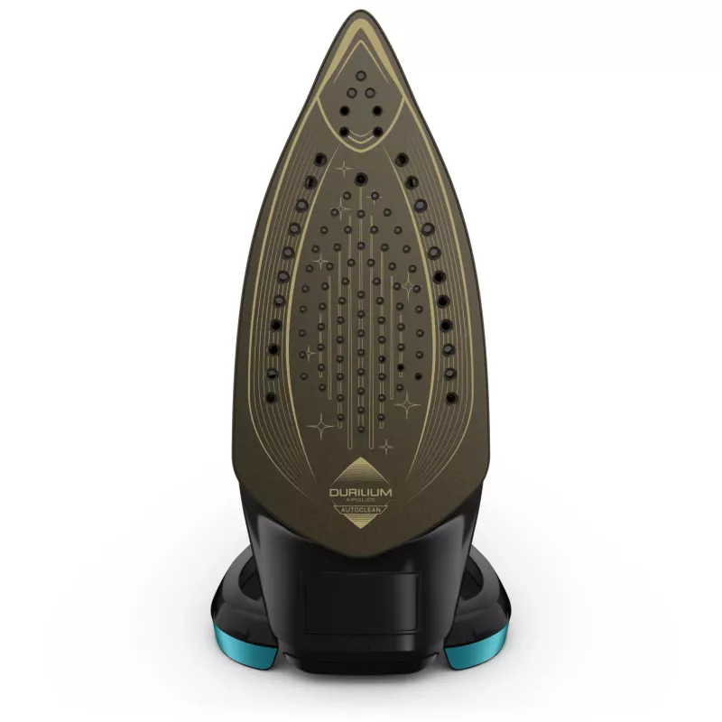Ferro de engomar a vapor Tefal Puregliss FV8066 sola Durilium AirGlide Autoclean 3000 W Preto, Azul