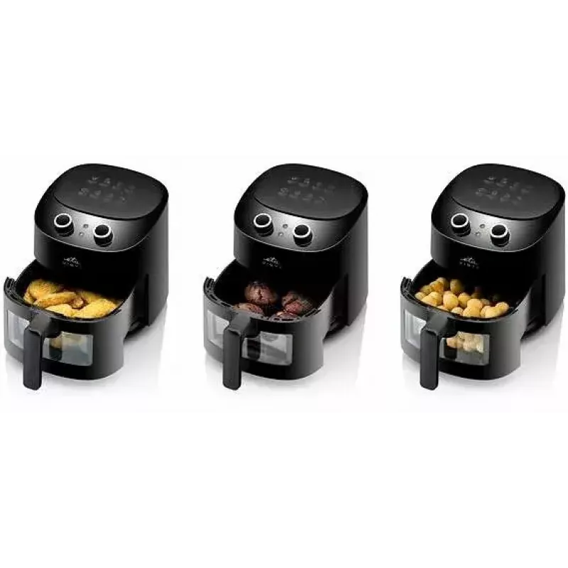 Fritadeira de ar quente ETA ETA016890000, aparelho de mesa 1300W, 4,3 L, preto