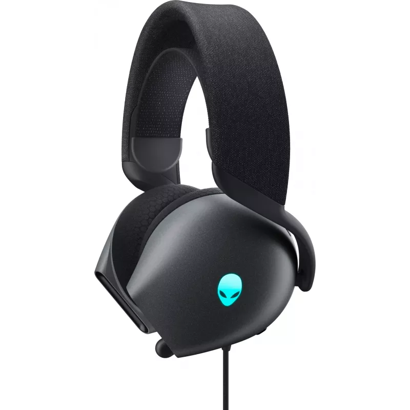 Headset Alienware AW520H com fios para gaming com arco de cabeça cinzento