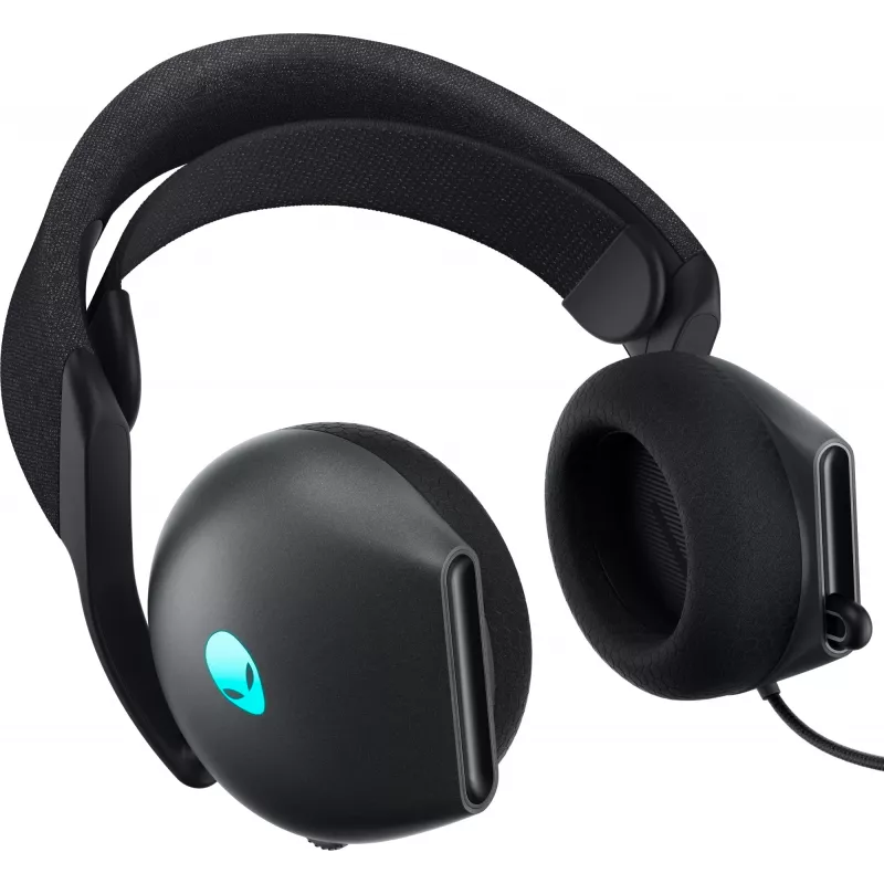 Headset Alienware AW520H com fios para gaming com arco de cabeça cinzento