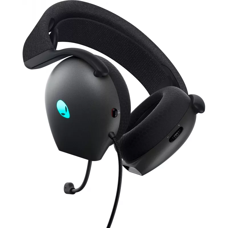 Headset Alienware AW520H com fios para gaming com arco de cabeça cinzento