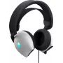 Headset Alienware AW520H com fios para gaming com arco de cabeça branco