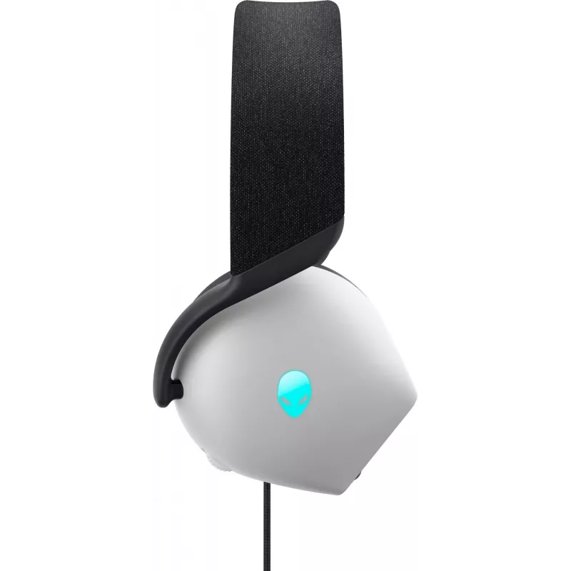 Headset Alienware AW520H com fios para gaming com arco de cabeça branco