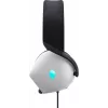 Headset Alienware AW520H com fios para gaming com arco de cabeça branco