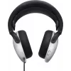Headset Alienware AW520H com fios para gaming com arco de cabeça branco