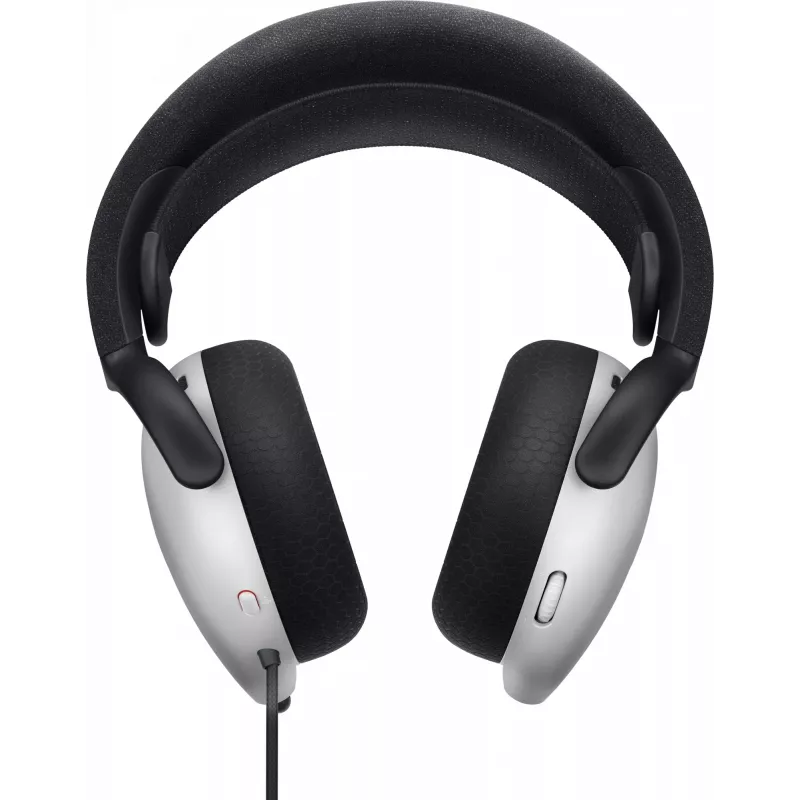 Headset Alienware AW520H com fios para gaming com arco de cabeça branco