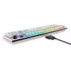 Teclado Alienware Tri-Mode AW920K para gaming USB + RF Wireless + Bluetooth branco