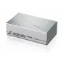 Splitter de vídeo VGA ATEN de 2 portas (350 MHz), VGA, 2x VGA, 1920 x 1440 píxeis, prateado, metal, 30 m