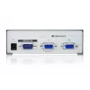 Splitter de vídeo VGA ATEN de 2 portas (350 MHz), VGA, 2x VGA, 1920 x 1440 píxeis, prateado, metal, 30 m