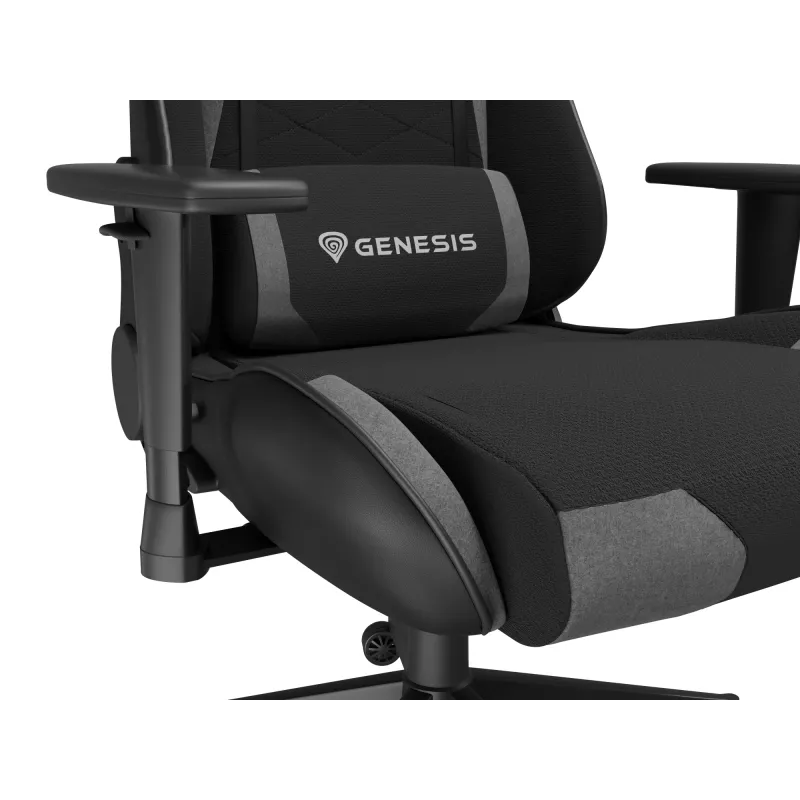 Cadeira de gaming para PC GENESIS NITRO 440 G2 assento acolchoado preto cinzento máx. 120 kg