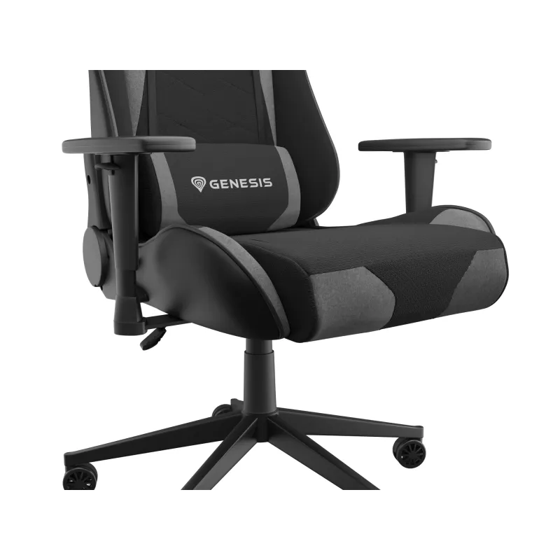 Cadeira de gaming para PC GENESIS NITRO 440 G2 assento acolchoado preto cinzento máx. 120 kg
